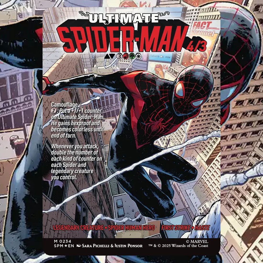 StarCityGames's tweet image. POW! 💥

Happy National Comic Book Day! 

#NationalComicBookDay #MTGxSpiderMan