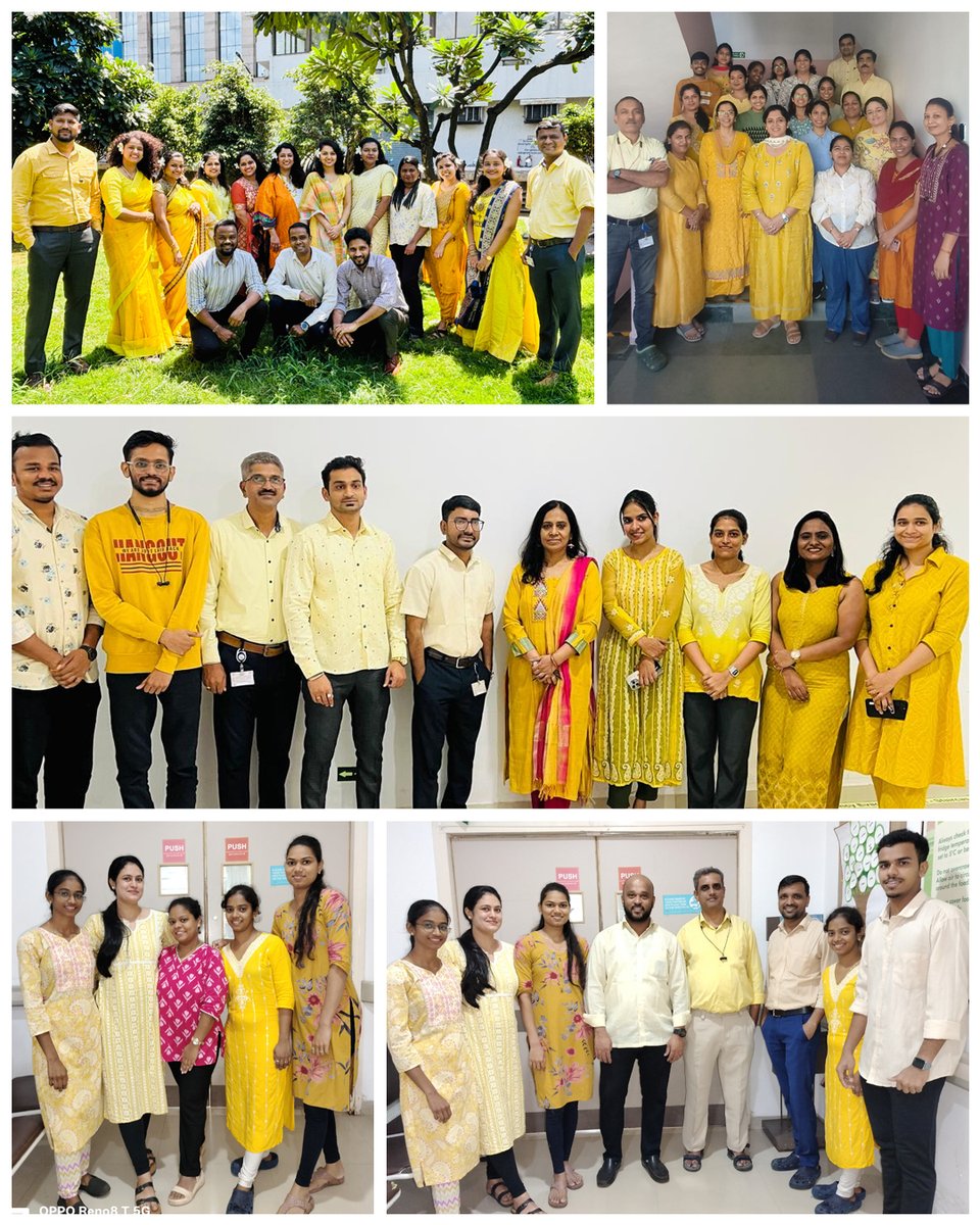 KDAHMumbai's tweet photo. On #Day4 of #Navratri, our team at @KDAHMumbai, lit up the hospital with the festive glow of #Yellow.
#Navratri2025 #FestiveSpirit #KDAHMumbai #NavratriCelebrations #ColoursOfNavratri #FestiveVibes #LifeAtKDAH https://t.co/AWADfqAFAy