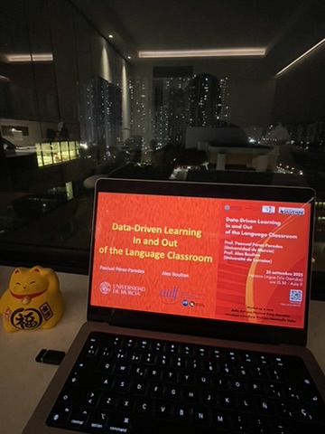 perezparedes's tweet image. Pumped to talk about our @CambUP_LangLing Data-driven Learning in and out of the Language Classroom #Cambridgelement together with Alex Boulton. Hosted by Maristella Gatto, U. Bari, Italy. Thanks for the oppotunity to talk about #corpuslinguistics #languagelearning #DDL and reach…