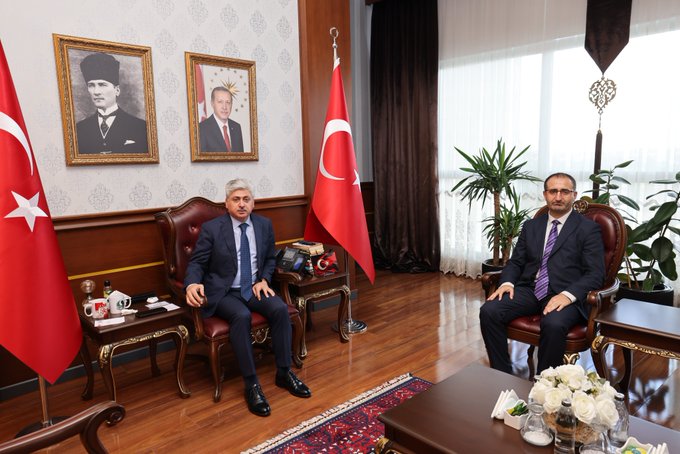 Sakarya Valisi Rahmi Doğan, Mülkiye Müfettişi ile Görüştü