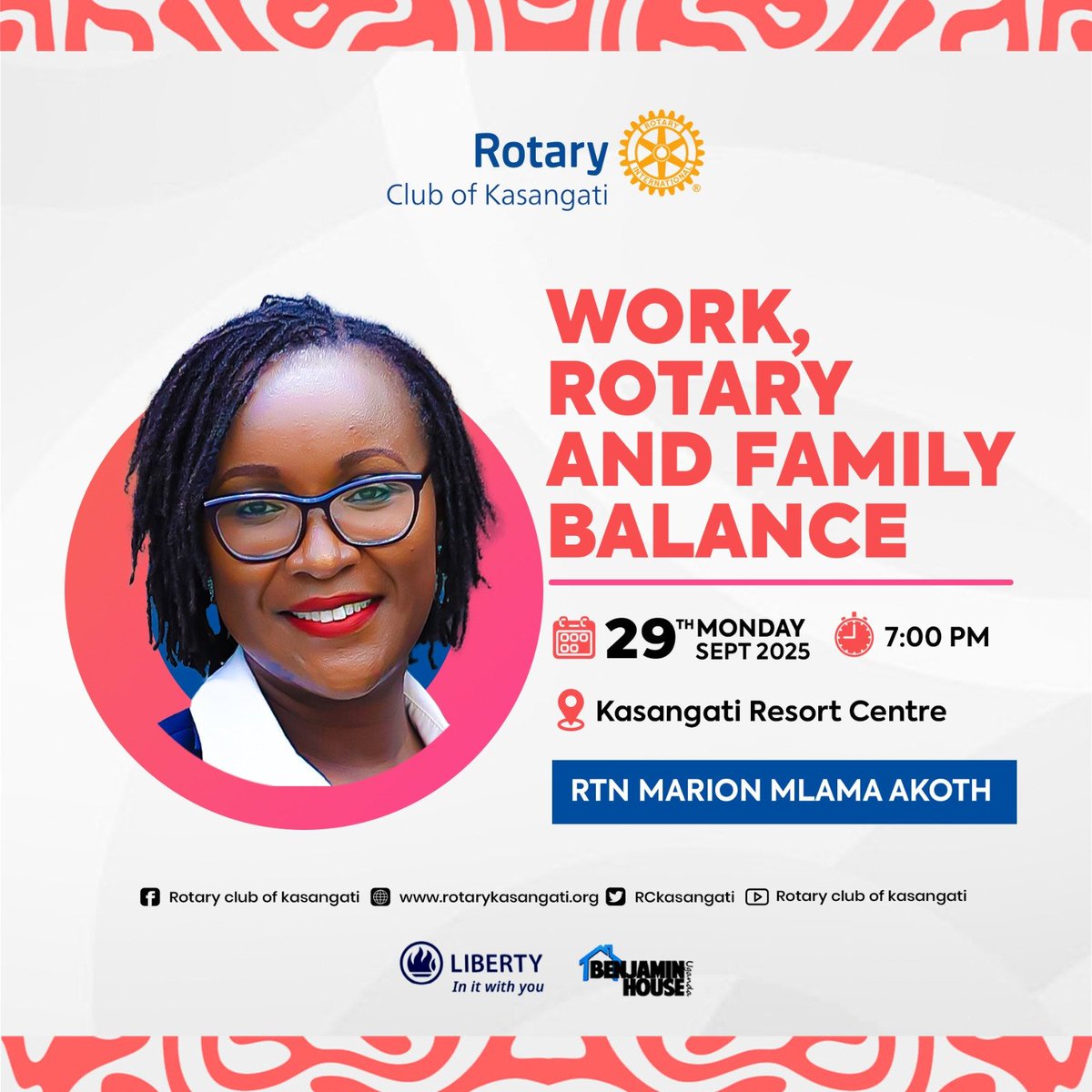 🌟 You're Invited! 🌟
Join us for an evening of sharing our Work, Rotary &amp; Family experiences!
Bring a guest along! Looking forward to seeing you there! 😊
#RotaryEyamba
#TearGasRepublic
#RCKasangati