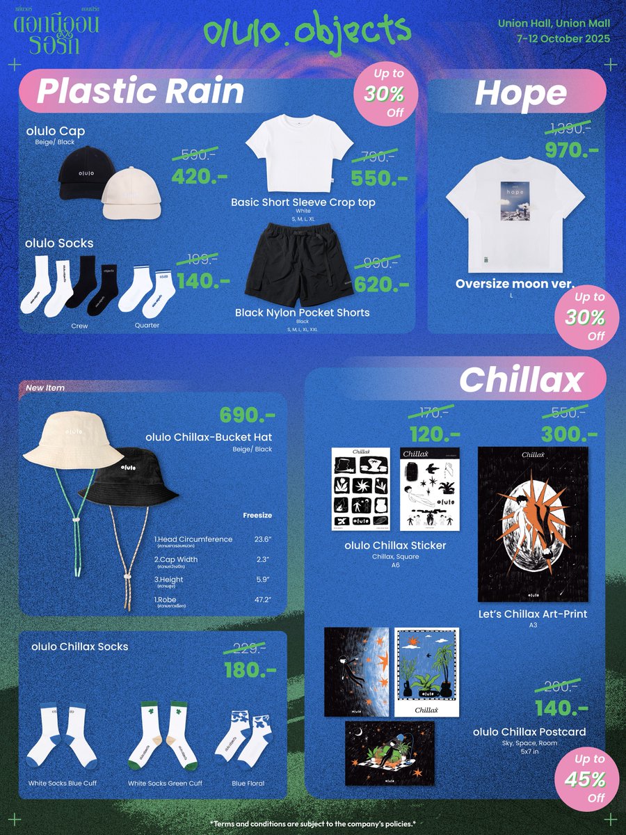 oluloobjects's tweet image. 🌺พบกับ olulo.objects at #ดอกนีออนรอรัก
เจอกับทุกคอลเล็กชันที่ทุกคนรอคอยลดสูงสุดถึง 45% ✨
🌺Let's meet olulo.objects at #ดอกนีออนรอรัก
Discover all collections you’ve been waiting for up to 45% off!✨
💥สามารถซื้อได้ครั้งแรกก่อนใครสำหรับ Ctrl+C(at) collection 🐈⬛
และ…