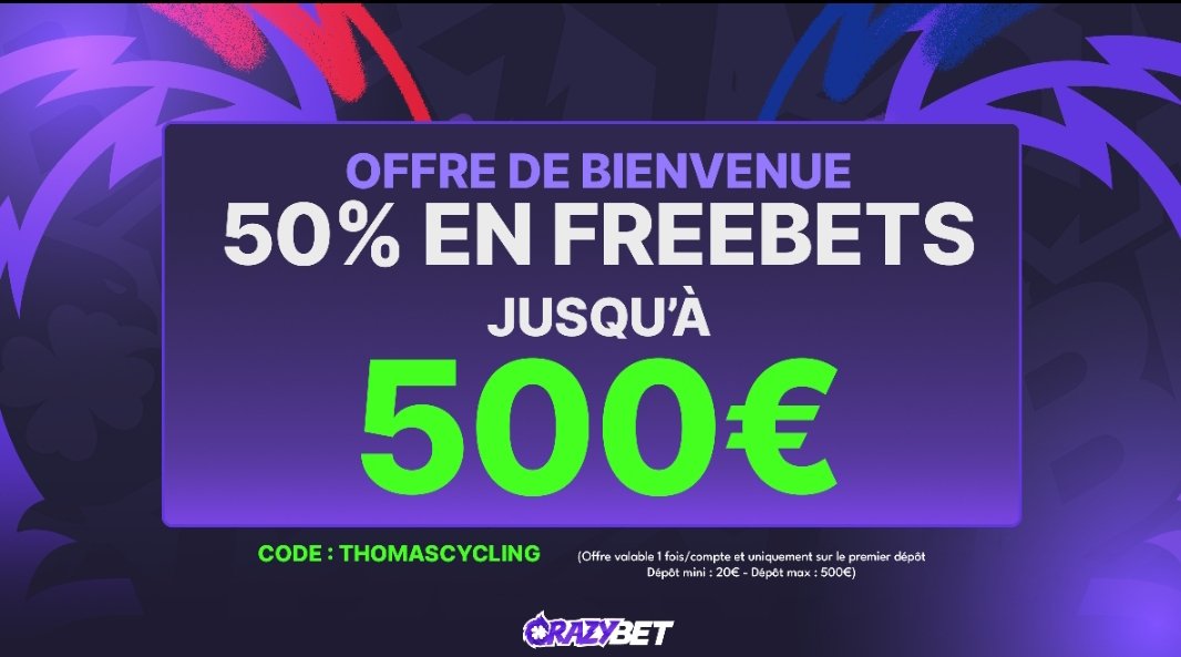 100€ à gagner parmi les likes &amp; RT si Widar est champion du monde u23 🚴🏻‍♂️

🇧🇪Jarno Widar @ 1.85 (2%)

➜ Dispo uniquement ici : crazybet.com/fr?r=thomascyc…

📄Analyse : 

Le jeune talent belge a écrasé absolument toute la concurrence cette année sur le circuit u23, il est le favori