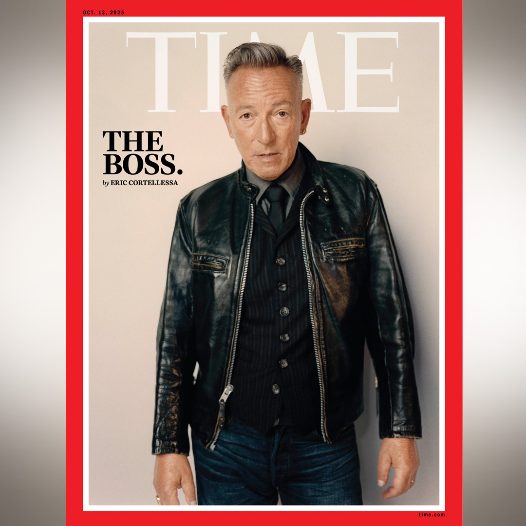 For <a href="/TIME/">TIME</a>'s cover, my profile of <a href="/springsteen/">Bruce Springsteen</a>—50 years after his breakthrough epic Born to Run (which vaulted him to his first TIME cover) and ahead of the release of a powerful new film chronicling the most vulnerable stretch of his life.  

Story here: time.com/7319963/bruce-…