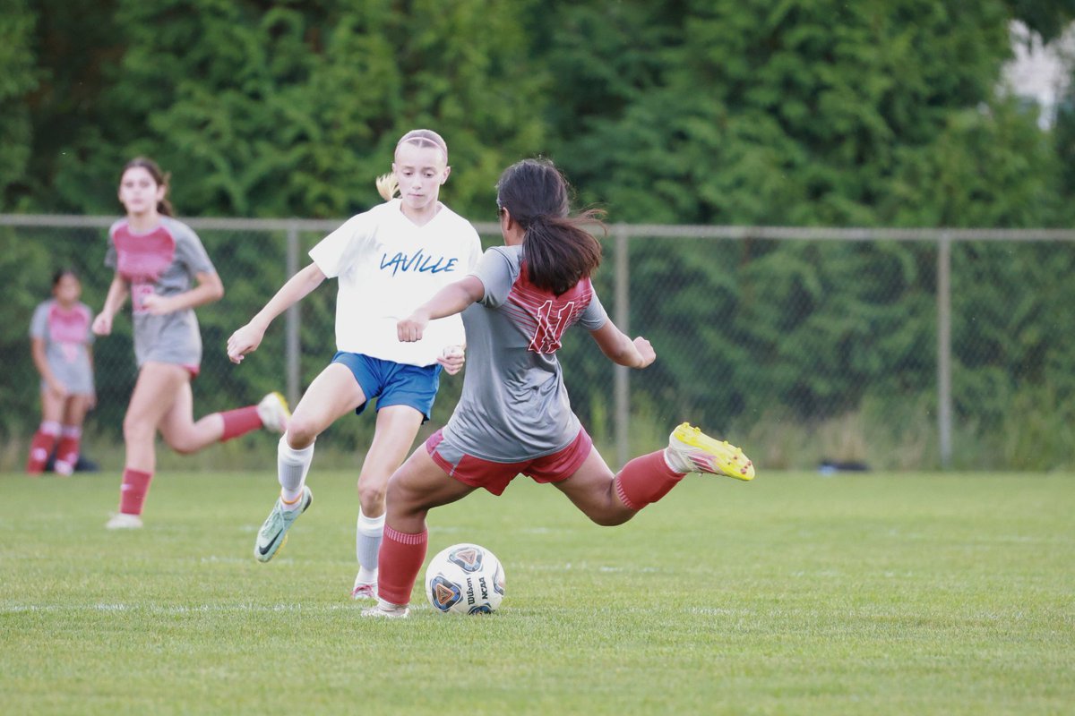 The girls' varsity soccer team (6-3-2) wrapped up their regular season last night with a hard-fought 2-0 loss to LaVille.

This young team has shown resilience and growth all year, and they’re eager to finish strong with a good run in the Big 11 Conference Tournament.