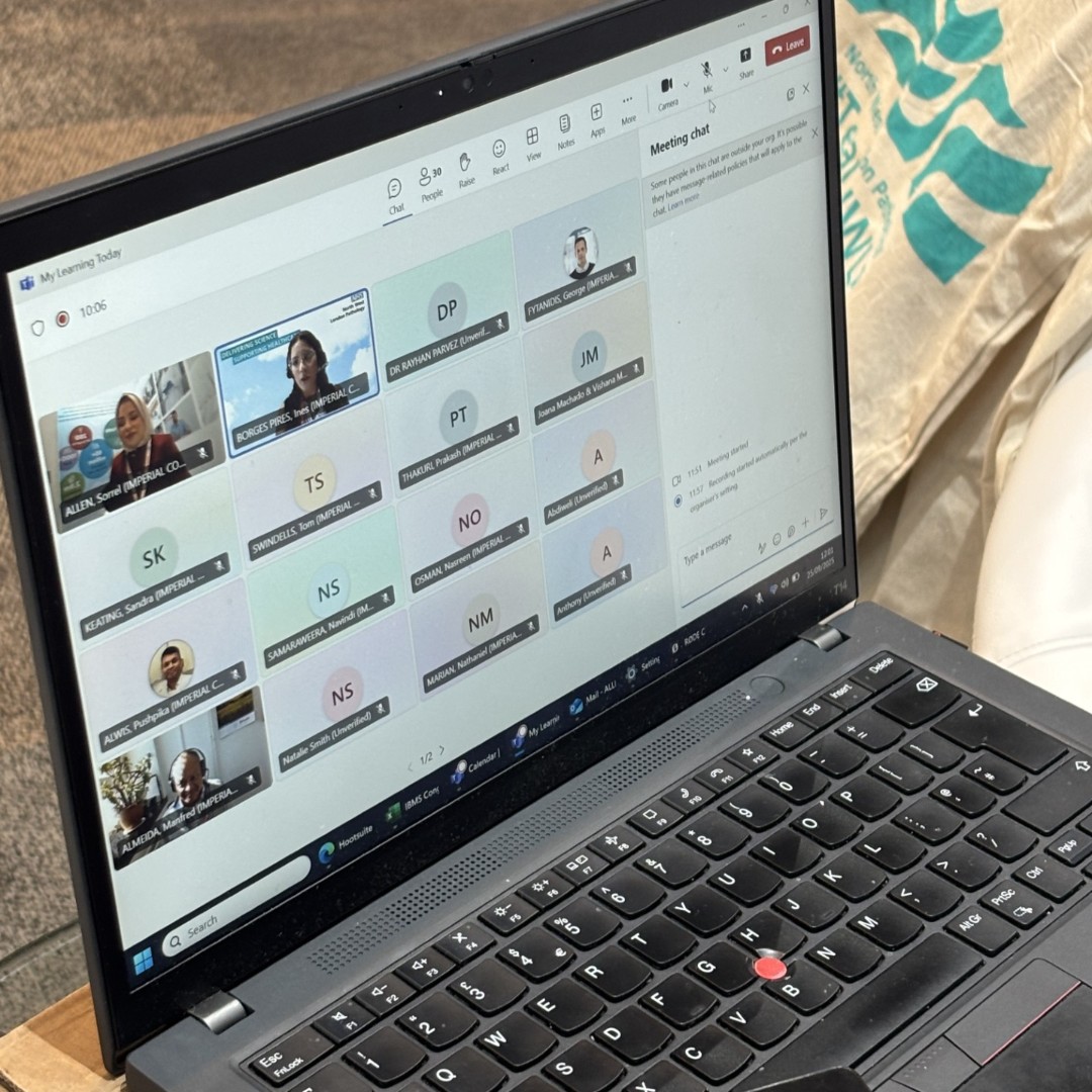 Our weekly online learning session, My Learning Today, didn't stop for the IBMS Congress 2025! 🧠🌟

Instead, Ines Pires, our Pathology Education Facilitator, interviewed NWLP colleagues on our stand and asked them to share their learnings with colleagues back in London  💙