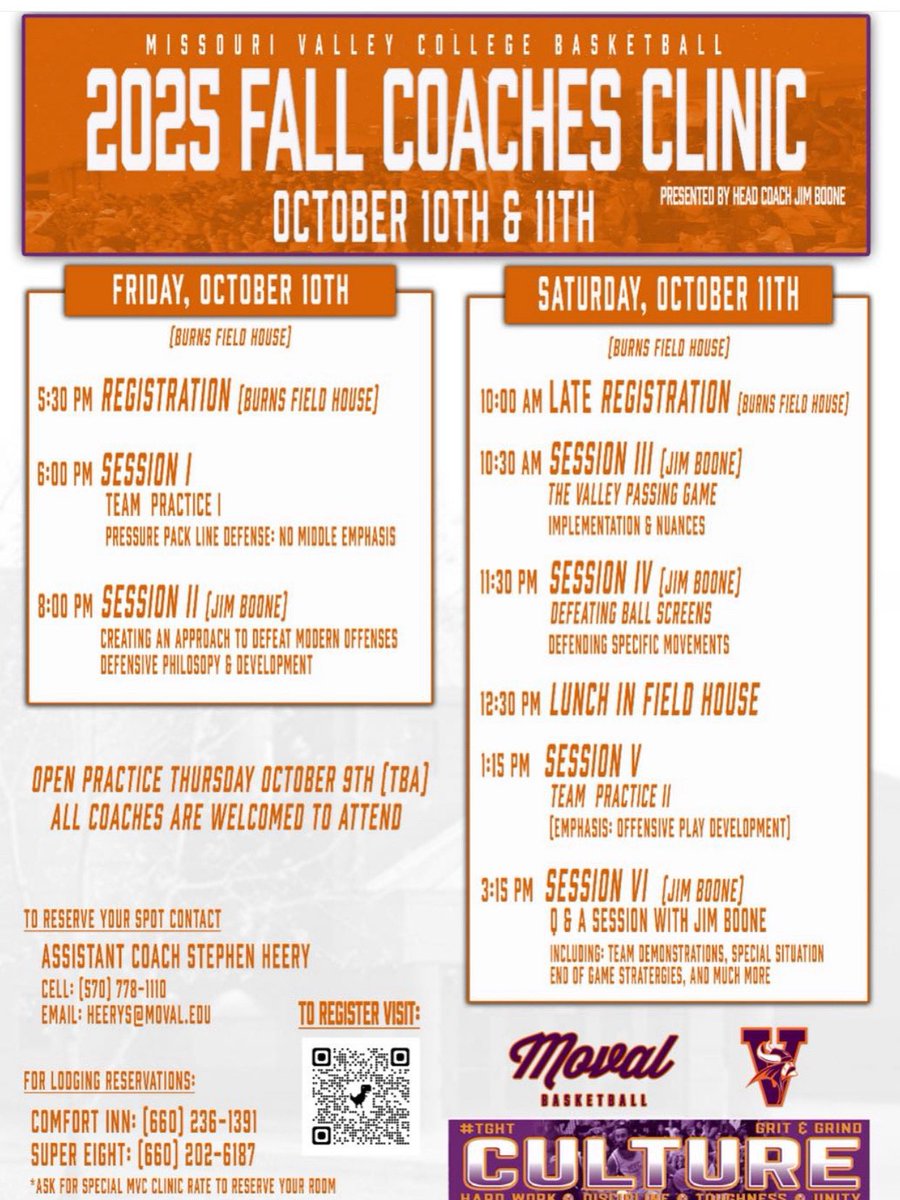 FREE FALL COACHES CLINIC, 
Oct 10th &amp; 11th
🔥🔥🔥🏀🏀🏀✅✅✅
6 Super Clinic Sessions, 2 Team Practices, End Game Strategies, Defending Common Offensive Actions, Defeating Ball Screens...
and much more!
To Reserve your Spot, Register today, click 🔗: 
jimbooneswinningedge.com/content/camps-…