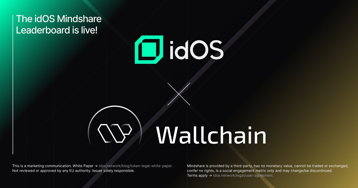 idOS_network's tweet photo. We partnered with @wallchain_xyz to bring idOS to every human on the internet!

1️⃣ Create your idOS Profile and complete quests: https://t.co/qcToBAd3GU

2️⃣ Check Wallchain's leaderboard: https://t.co/zINC0JrrDn

3️⃣ 🦆 https://t.co/pBBm0ZdLpT
