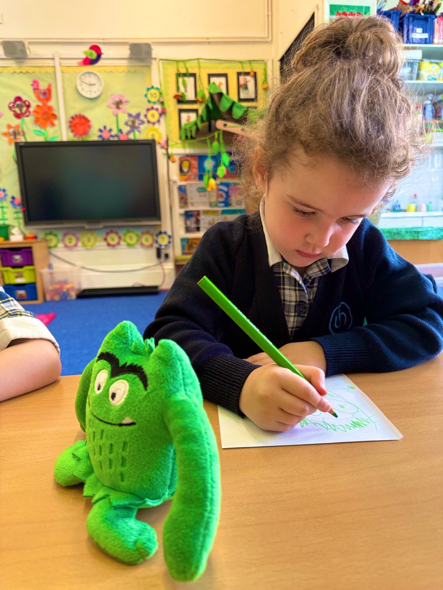 Which Colour Monster matches how you feel now? <a href="/UptonWellbeing/">Upton House Wellbeing</a> We have explored feelings through story, art and filling our jars with emotions! 💛💙❤️🖤💚💕 #UptonJourney