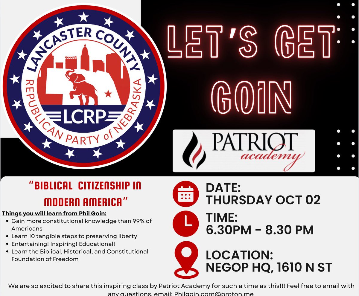 Lancaster County Republican Party (@lcrpne) on Twitter photo 