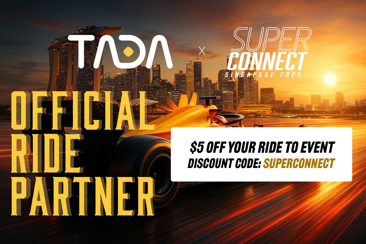 SuperConnect Global (@superconnectxyz) on Twitter photo Head to Ngee Ann City, SuperConnect's venue, with discount code <SuperConnect> to get 5 dollars off! This code is available going to and from Ngee Ann City only. Enjoy! Share with everyone heading to #token2049 and enjoy the ride! Head to Ngee Ann City, SuperConnect's venue, with discount code <SuperConnect> to get 5 dollars off! This code is available going to and from Ngee Ann City only. Enjoy! Share with everyone heading to #token2049 and enjoy the ride!