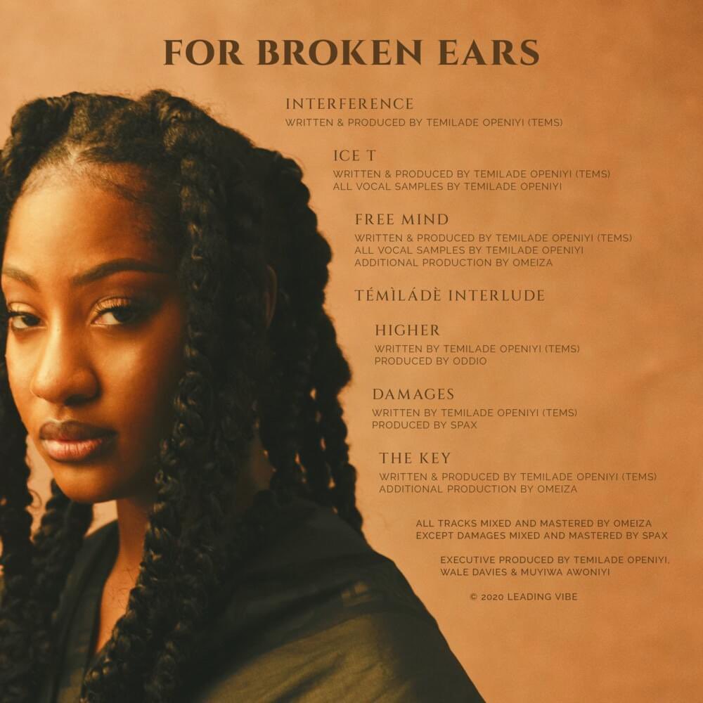 NoteSphere's tweet image. 5 years ago today, Tems released ‘For Broken Ears.’