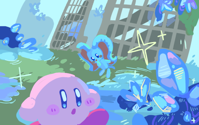 ディスカバ2周目もたのしい
#カービィイラスト