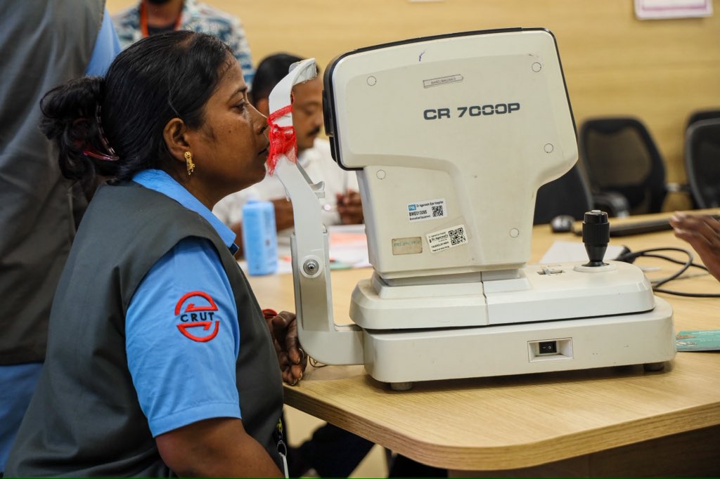 CRUT_BBSR's tweet image. CRUT in collaboration with @dragarwals_eye organised a free eye check-up for its staff and crew today. Wellbeing of all our staff is extremely valuable to us.

#EyeCheckupCamp
#TheWayWeMove