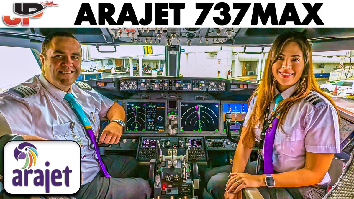 justplanes's tweet image. 👩🏻‍✈️Arajet 🇩🇴737MAX👇
🎥 youtu.be/UdCuv3UaSFY 👈
😊 Happy Crew!

#pilot #aviation #avgeek @arajetairlines
