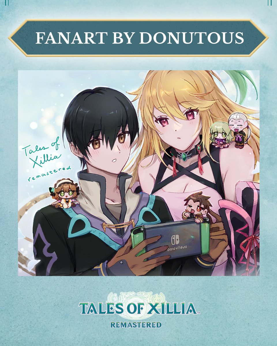 Check out this super cute Tales of Xillia Remastered fanart by <a href="/donutous/">Tou💖 @ Comms on VGEN | more active in 🦋</a>! 

Do you know on what console you'll be playing it already?
 
#ToXR