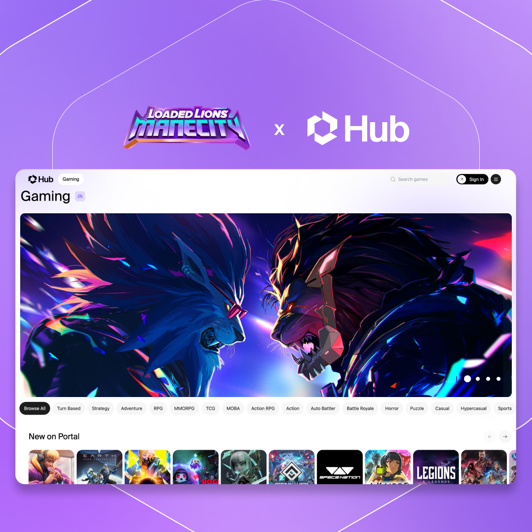 Portal (@portalcoin) on Twitter photo New on Portal Hub: this one’s for the tycoon lovers 🏙🐾
Loaded Lions: Mane City by <a href="/LoadedLions_CDC/">Loaded Lions</a> is a desktop browser simulator featuring Web3’s most iconic lions.
Join the pride today 👉 hub.portalgaming.com New on Portal Hub: this one’s for the tycoon lovers 🏙🐾
Loaded Lions: Mane City by <a href="/LoadedLions_CDC/">Loaded Lions</a> is a desktop browser simulator featuring Web3’s most iconic lions.
Join the pride today 👉 hub.portalgaming.com