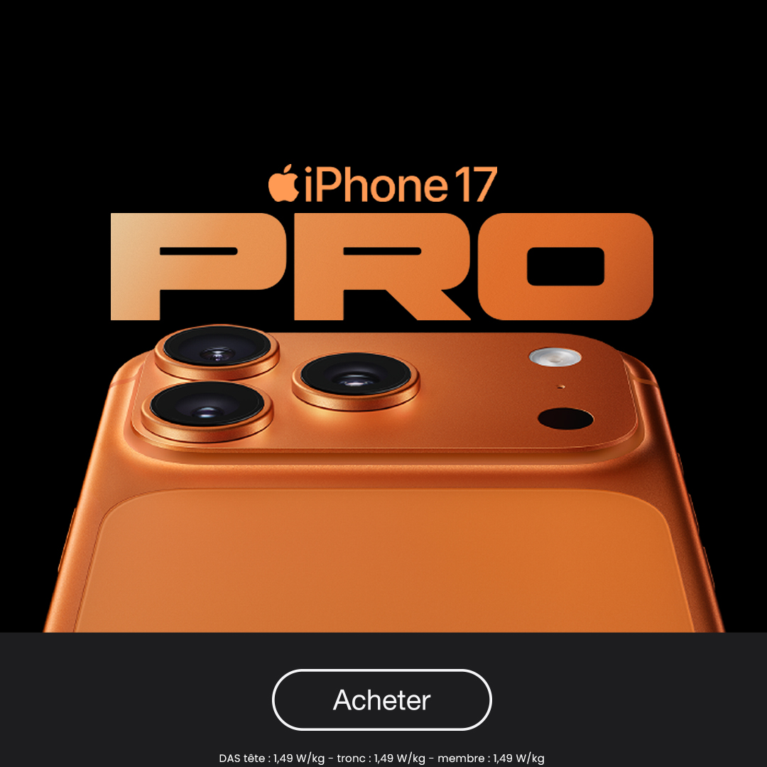 [Offre Entreprises] 🚀 Nouveau iPhone 17 Pro.
Toujours plus Pro, le plus puissant des iPhone fait décoller votre productivité avec sa puce A19 ultra rapide et une autonomie prodigieuse.

Plus d'infos sur notre boutique en ligne : sfrbusiness.fr/boutique-en-li…

#iPhone17 #iPhone #mobile