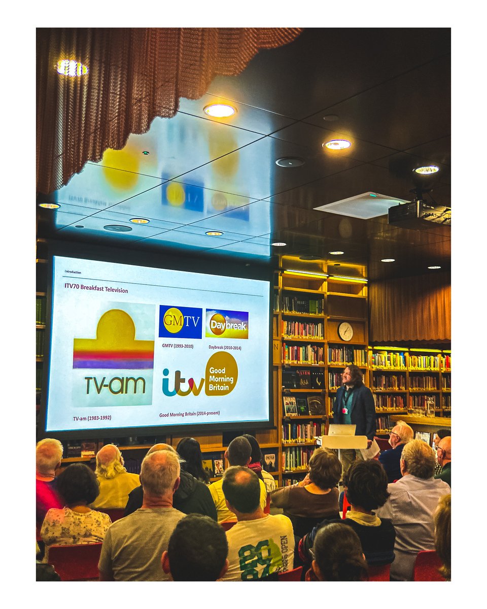 BFI_Ian's tweet image. Monday night in the @BFI #Library...
We celebrated ITV at 70 with the BFI&apos;s TV curatorial team, who guided us through the 70 years of its broadcasting history, highlighting quirks, treasures &amp;amp; landmarks in the collection. A fantastic evening. #library #librarytalk #literaryevent