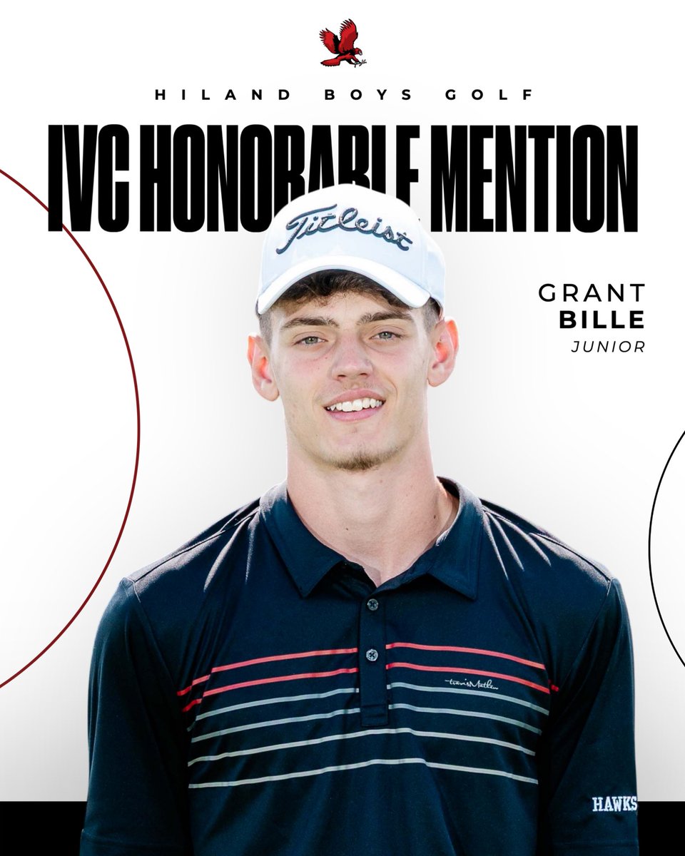 Congratulations to the Hawks on their IVC Honors! ⛳️