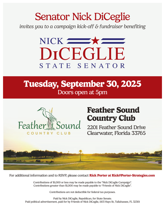 RealFloridaRep's tweet image. 🇺🇸 Real Florida Republicans Stand With Senator Nick DiCeglie 🇺🇸

We are excited to support Senator Nick DiCeglie as he kicks off his campaign for re-election! 

#RealFloridaRepublicans #RFR #NickDiCeglie #FloridaStrong