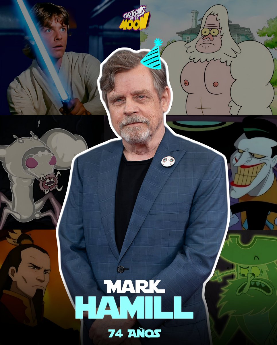 CartoonsOTMoon's tweet photo. Hoy es el cumpleaños del legendario Mark Hamill https://t.co/z3ByUzIj7V
