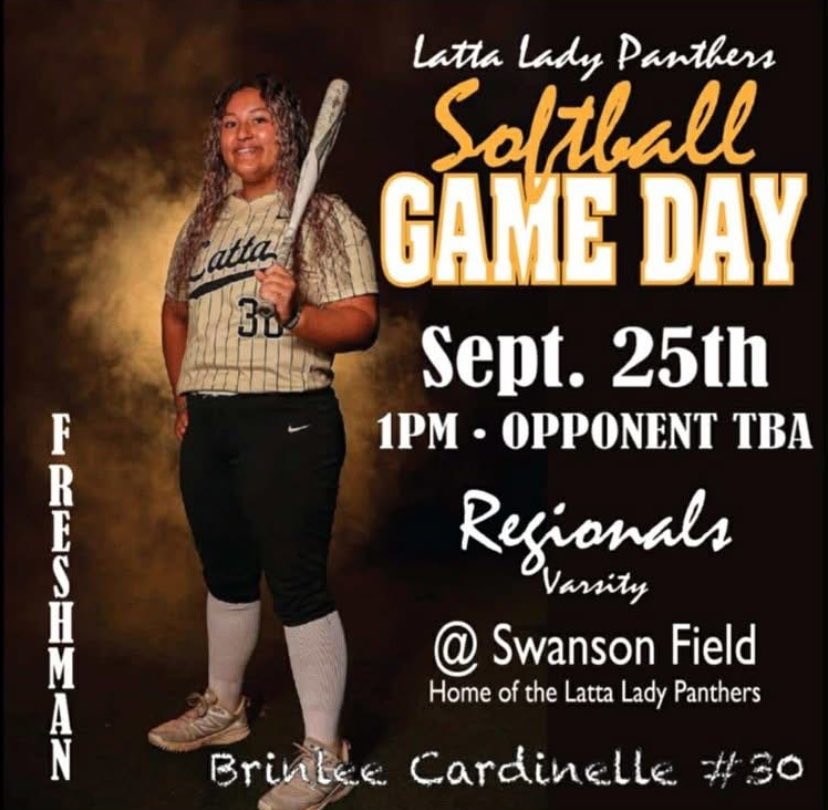 LattaHSPanthers's tweet image. 🥎 Regionals Game Day!