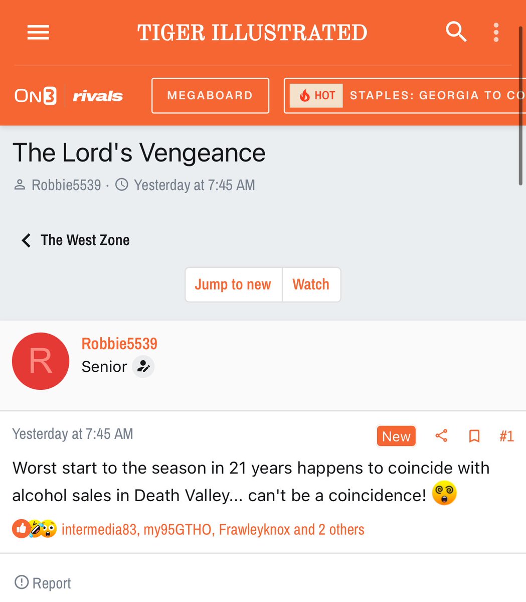 God is exacting vengeance upon #Clemson for selling alcohol at the stadium.