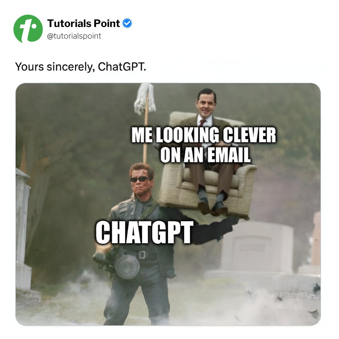 tutorialspoint's tweet image. Me, pretending I wrote that
#corporate #corporatememes #officememes #relatable #officelife #workhumor #officejokes #corporatelife