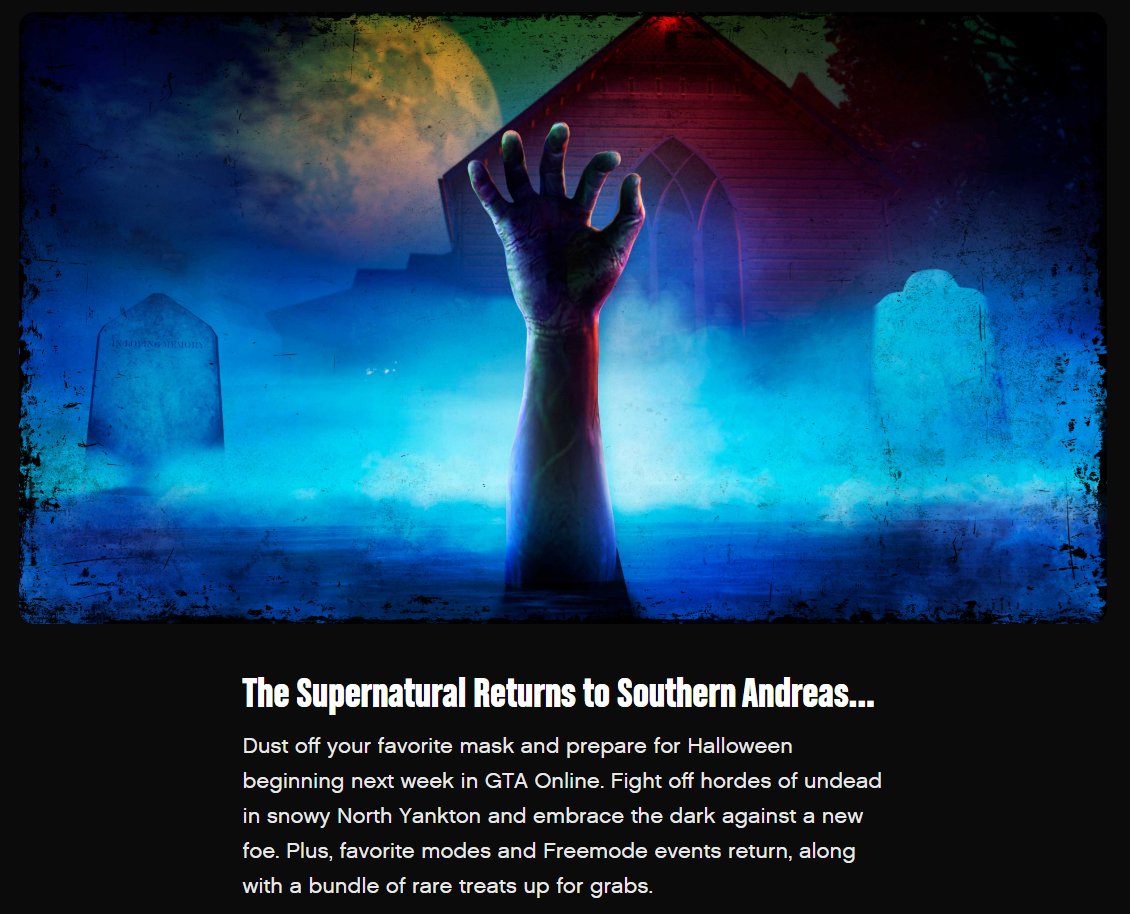 TezFunz2's tweet image. #GTAOnline Halloween Event kicks off next week.

rockstargames.com/newswire/artic…