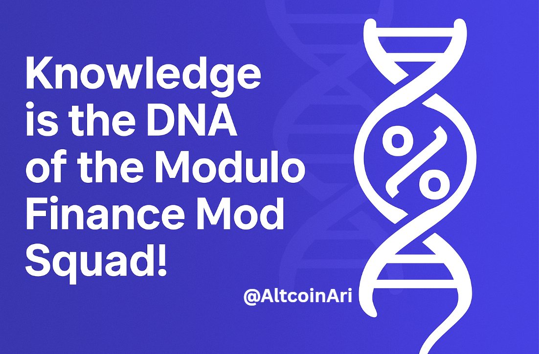 AltcoinAri's tweet image. Knowledge is the DNA of the @ModuloFinance Mod Squad!  

Their community doesn’t just cheer, they understand HSM-enshrined smart contracts and cross-chain tech. 

That technical literacy creates unshakeable conviction!  #ModSquad