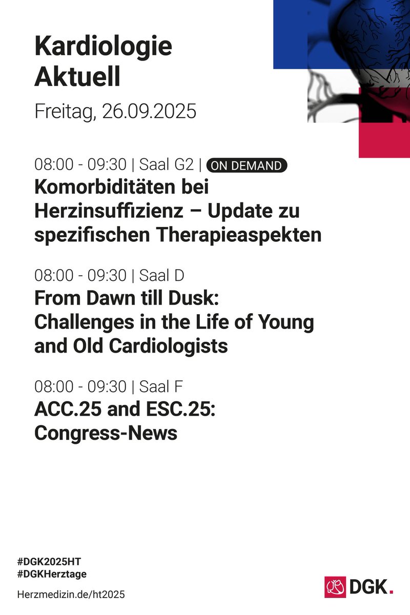 JBauersachsMD's tweet photo. 🔥 Nicht verpassen am Freitag in der ACC-ESC Congress-News Session: #DIGIT_HF‼️
✅ #Digitoxin bei #HFrEF
@DjawidHashemi @papathanasiou_ @SamiraSoltaniMD @DavidDuncker @DrV_Mann @TRassafMD @HenrikeHillmann https://t.co/HHR9Oizh4P