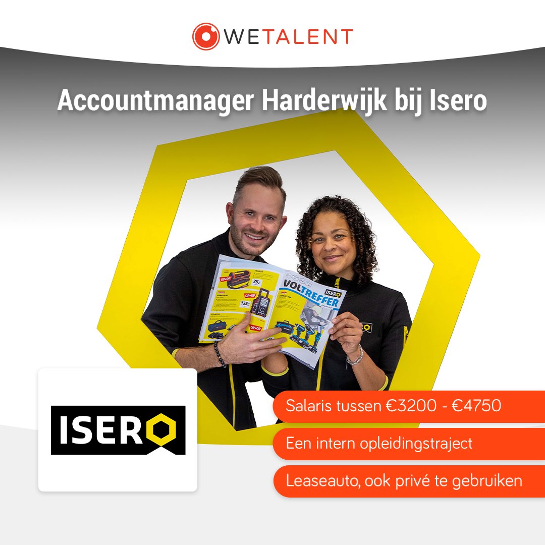 WETALENTNL's tweet image. 🚀 𝗡𝗶𝗲𝘂𝘄𝗲 𝘃𝗲𝘀𝘁𝗶𝗴𝗶𝗻𝗴, 𝗻𝗶𝗲𝘂𝘄𝗲 𝘂𝗶𝘁𝗱𝗮𝗴𝗶𝗻𝗴!

Isero zoekt een Accountmanager voor de regio Harderwijk die klaar is om relaties op te bouwen én commerciële successen te boeken.

Ga naar de vacature via 🔗 wetalent.nl/kandidaat/vaca…

#isero #accountmanager