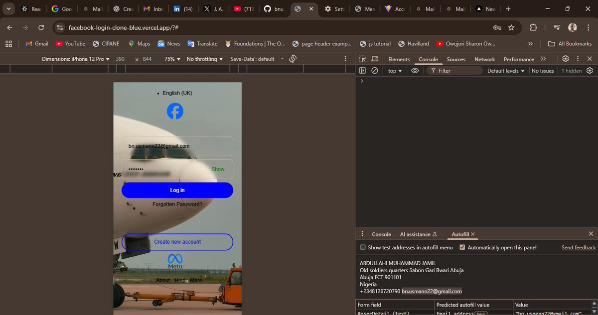 BnUsmann22's tweet image. Building it from scratch (HTML, CSS &amp;amp; a little JS) showed me how much tiny details matter:
  Spacing &amp;amp; alignment = trust
  Button states = usability
  Responsiveness = make or break
Lesson: Cloning real-world UIs isn’t copying — it’s training your design eye.
#Day12 #15DaysOfCode