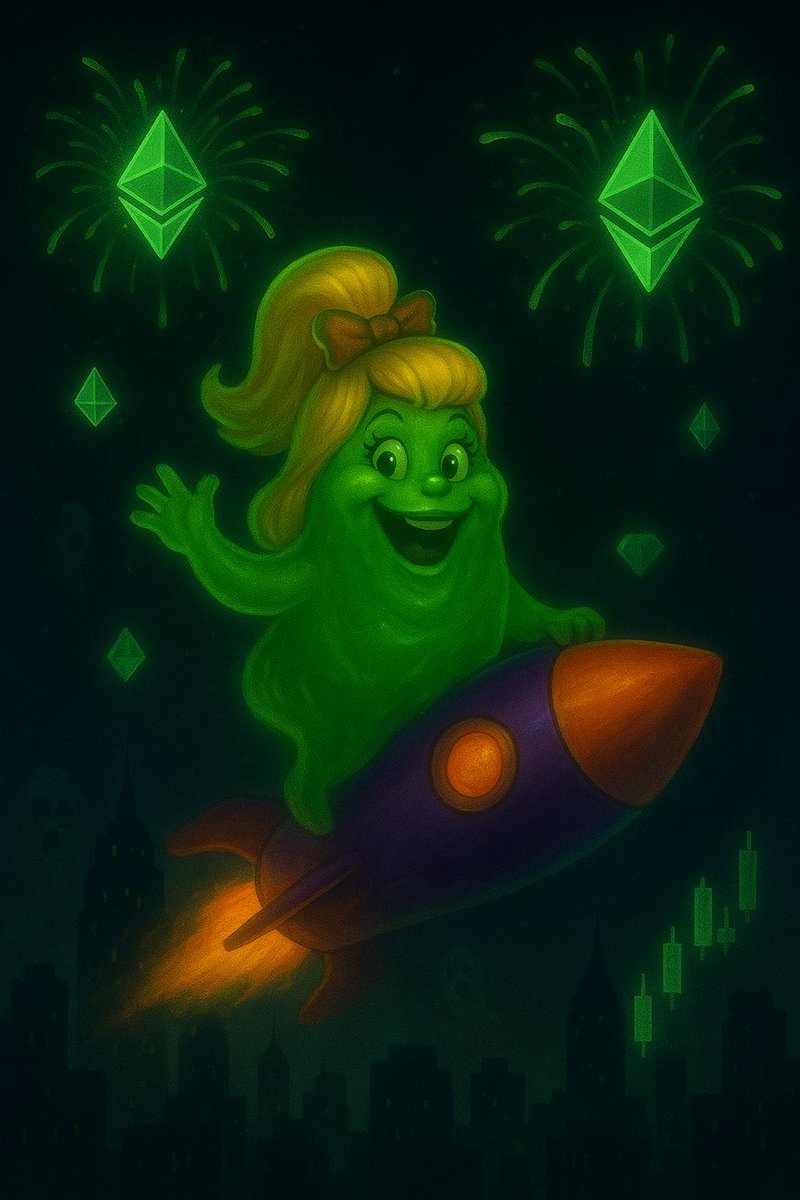Ghosts rise when the time is right. The time is near. Lady Slimer is almost here. $LSLIMER 👻