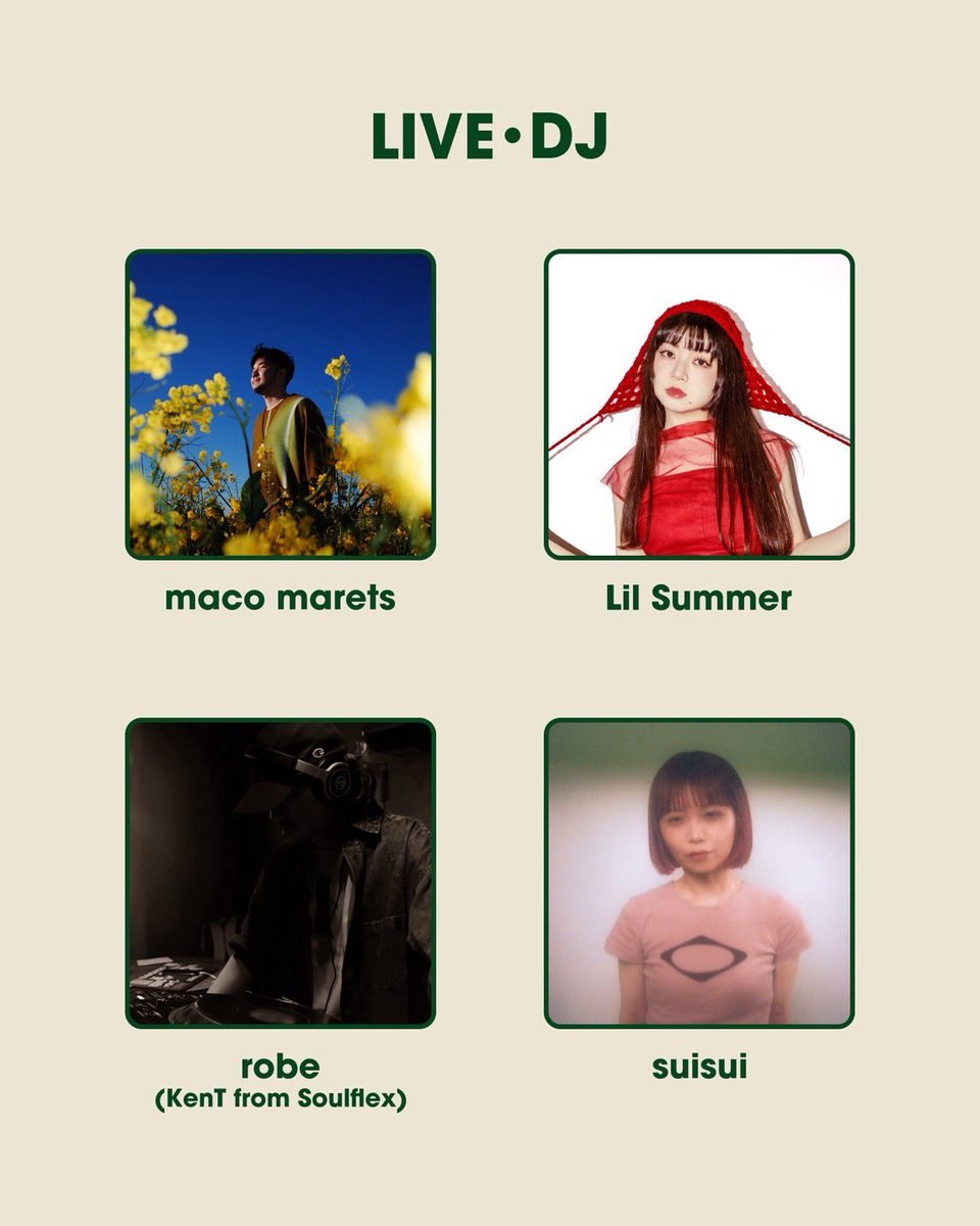 bua_macomarets's tweet image. ⋱Event Info ✹ TOMO.⋰
ryokato × maco marets presents "orange juice"
at 福岡 FOOLS GOLD | 2025.9.26 (fri) 20:00-
*Entrance: ¥2,000 + 1 Drink
🍊LIVE
maco marets
Lil Summer
🍊DJ
maco marets
Lil Summer
robe (KenT from Soulflex)
suisui
🍊FOOD
YOH(k)
*Flyer&Goods Design by OK!i!N