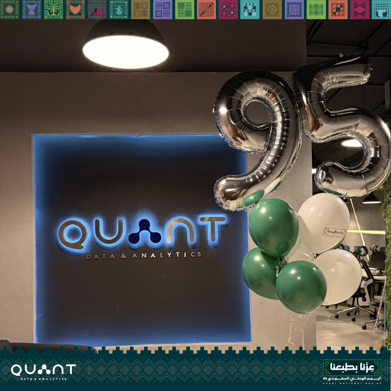 Quant_sa's tweet photo. في لحظة تتجدد فيها معاني الولاء والانتماء، احتفلنا في #كوانت باليوم الوطني الـ٩٥ لوطننا الغالي.

#عزنا_بطبعنا
#اليوم_الوطني_السعودي_95