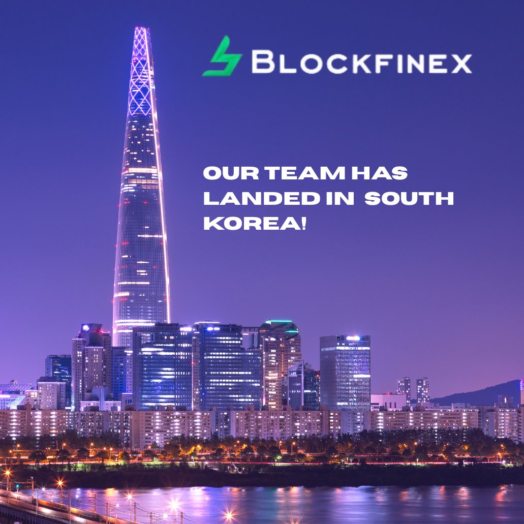 The Blockfinex team has officially landed in Seoul! 

Come find us at blockchain events around the city and say hello 👋