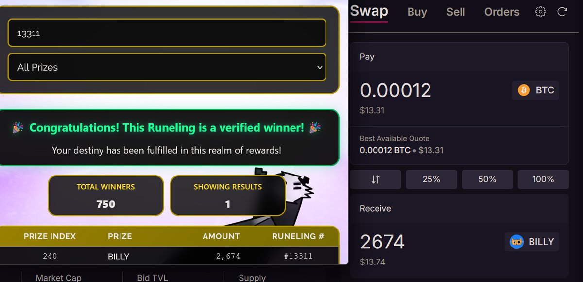 The level of enthusiasm really matches this lame ass prize. <a href="/RunelingsBTC/">Runelings</a> Pathetic lmao