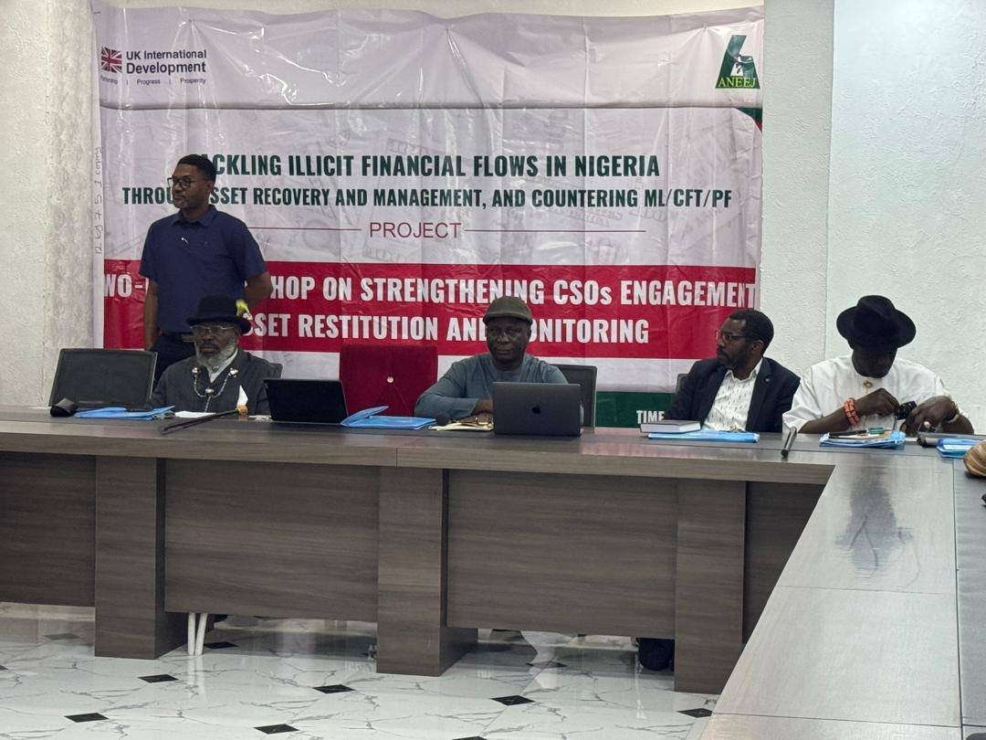 aneejnigeria's tweet photo. 📢From Asaba to Yenagoa – Strengthening CSOs on Asset Restitution

ANEEJ continues its mission of building the capacity of CSOs on Asset Restitution, Management and Monitoring. https://t.co/RY27ECuDW2