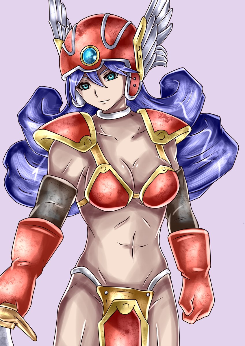 「ドラクエ3 女戦士」
ドラクエの人間キャラの中だと一番好きなデザイン（次点でマリベル）

ワンチャン、ドラクエヒーローズの続編が出たらこのデザインの女戦士出してくれませんかね🤔
#イラスト #絵描きさんと繋がりたい #ドラクエ