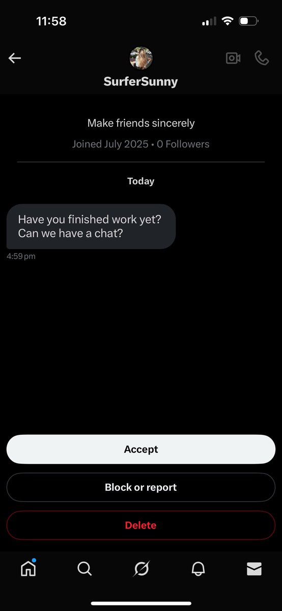 coldmilklover's tweet photo. When the porn bot assumes you are employed https://t.co/p1gzRZ6ZPh