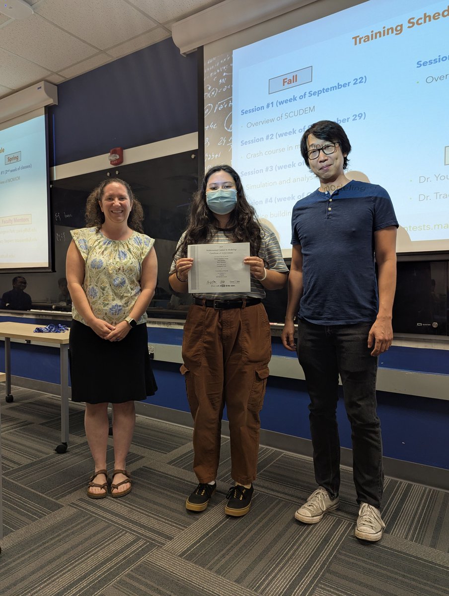 COMAPMath's tweet image. From 3 teams in 2020 to a thriving community today.

UF’s math modeling program is led by Dr. Tracy Stepien, Dr. Youngmin Park &amp;amp; grad mentors Kyle Adams, Abhiram Hegade, Hemaho Beaugard Taboe. 

👉 Read the full story: comap.org/blog/item/how-… 

#MathModeling #MathEducation