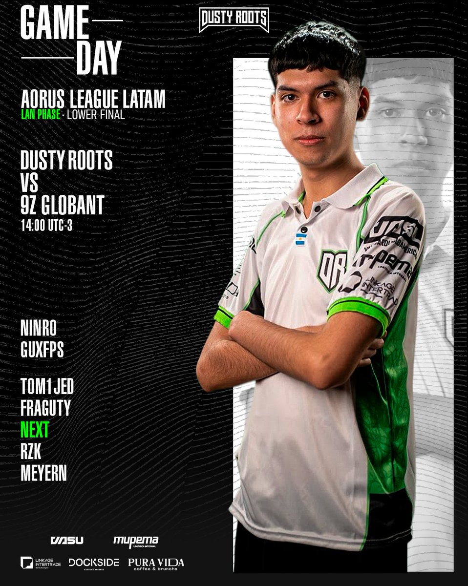 GoDustyRoots's tweet image. ㅤㅤㅤㅤㅤㅤㅤ🟩GAMEDAY🟩
ㅤㅤㅤㅤ🟢Dusty Roots vs @9zTeam 🟣
ㅤㅤㅤㅤ⚔️AORUS League 2025 LAN⚔️
ㅤㅤㅤㅤㅤㅤㅤㅤ🇦🇷14:00🇦🇷
Nos estaremos disputando el pase a la Grand Final de la AORUS League 2025 ¿Se bancan las chicanas? 🤟
¡Los esperamos bancando al equipo del pueblo! 💚…
