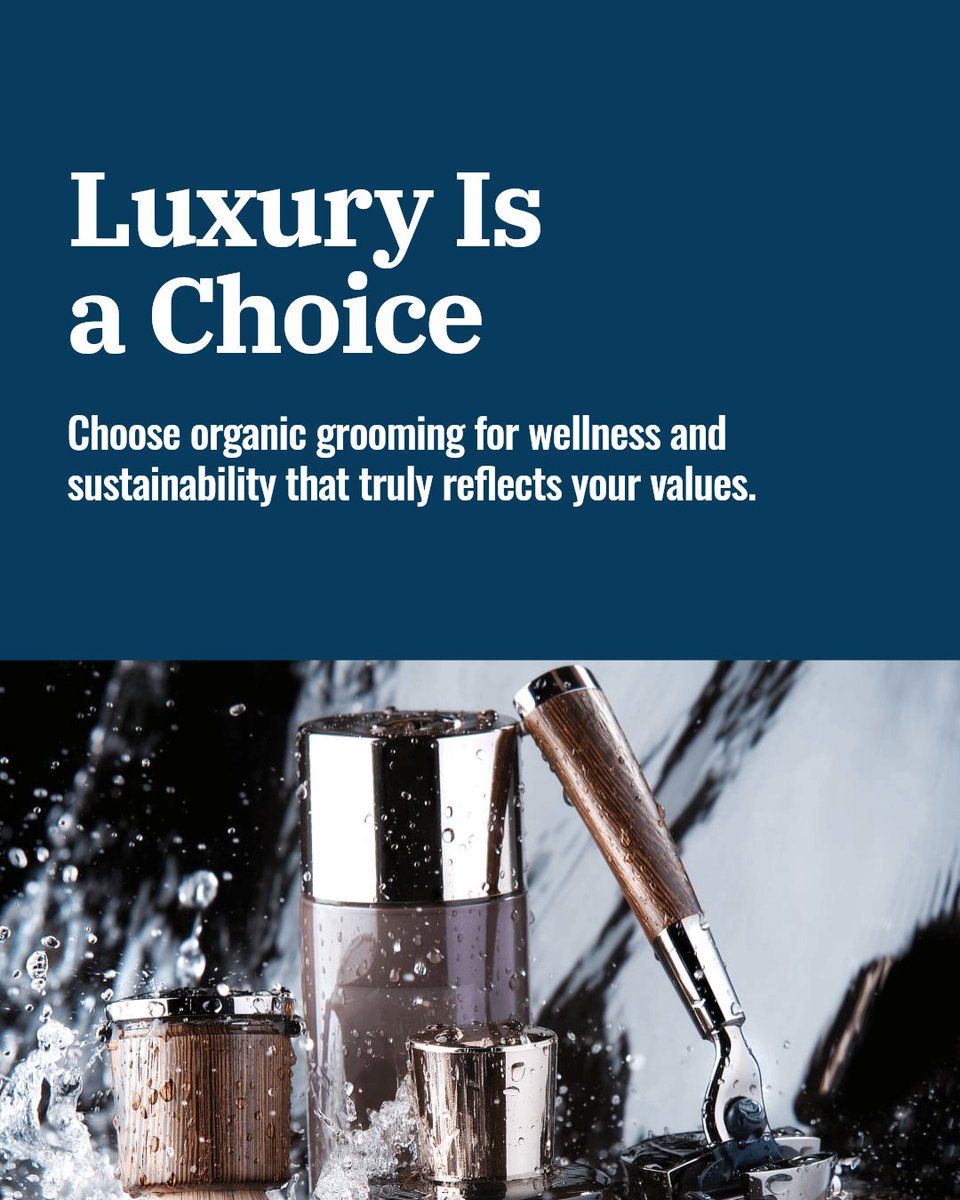 HeadstartDirect's tweet image. Luxury isn't just about style—it's about making conscious choices that reflect your values. Embrace true elegance with organic grooming products that prioritize both wellness and sustainability. Choose better, feel better, live better.