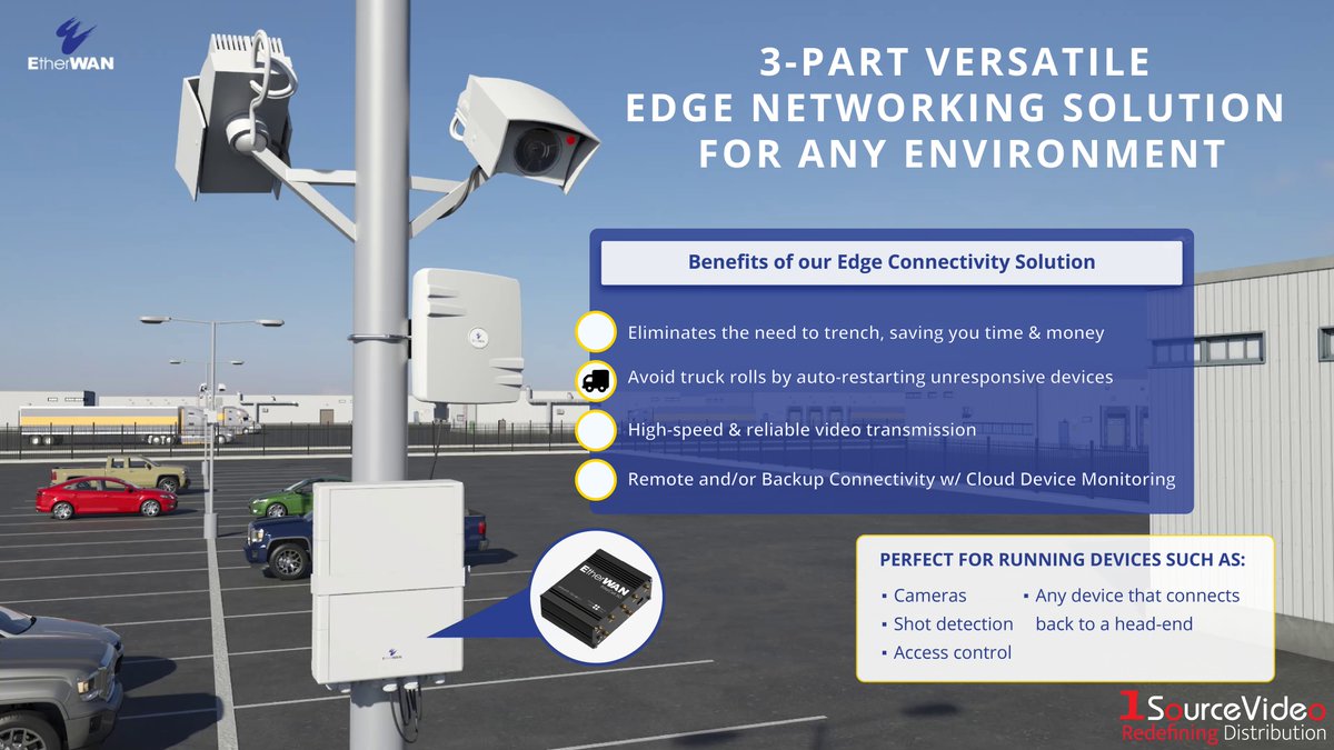 1sourcevideo's tweet image. Build a rock-solid network with @EtherWANSystems’ industrial-grade networking solutions! Engineered for reliability, and connectivity in AV, smart city, and security applications. 🌐⚙️ #EtherWAN #NetworkingSolutions #IndustrialNetworking #ProAV #SmartCityTech #ReliableConnections