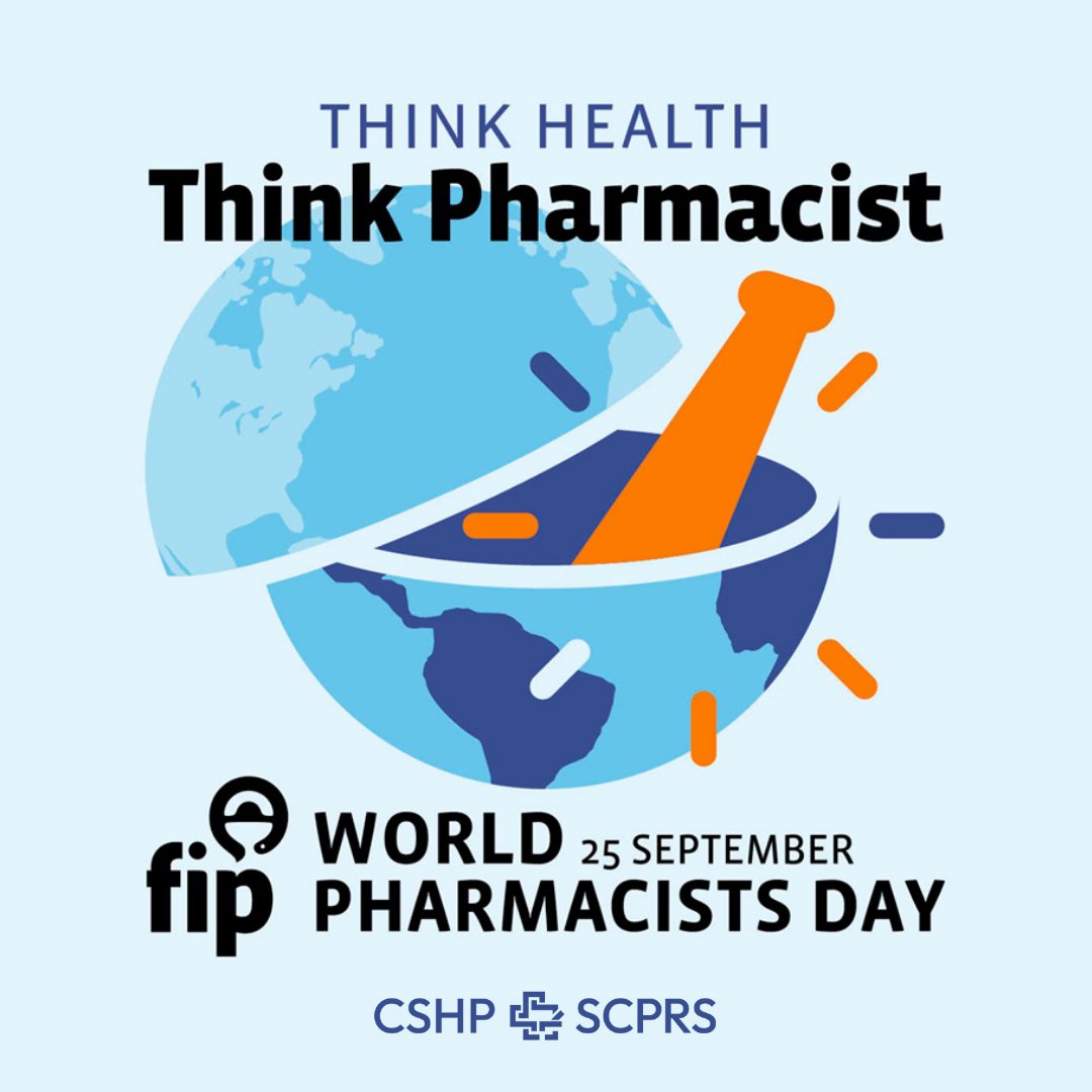 CSHP_SCPH's tweet image. 🎉 Happy #WPD2025! 
 
Today we celebrate pharmacists whose skills and dedication make safe, effective care possible for all.