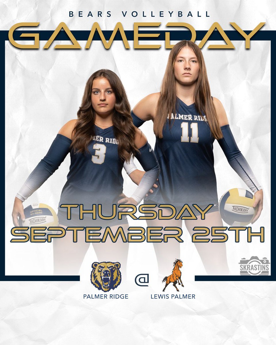Gameday!
#skobears #palmerridge @palmerridgevolleyball @LPSD38 @girlsontheridgeathletics <a href="/PalmerRidgeAD/">PRAD</a> <a href="/ridge_palmer/">Palmer Ridge Volleyball</a> @prbearathletics