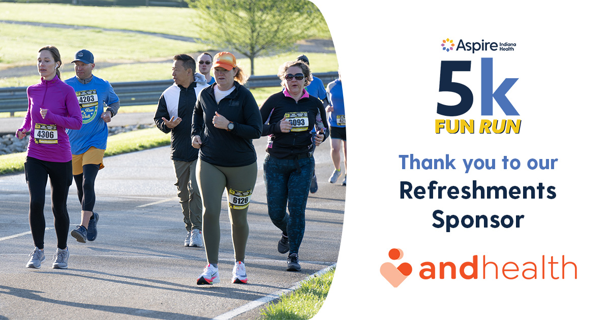 AspireIndiana's tweet image. A huge THANK YOU to our Refreshments Sponsors for supporting the #AspireIndianaHealth #5kFunRun! ☀️🏃‍♀️🏅👣
📅 Saturday, September 27
📍 Conner Prairie, Fishers, IN

💚We appreciate KWK &amp;amp; andhealth for helping make this day possible! 

👉runsignup.com/aspire5k🏃‍♂️👟👣