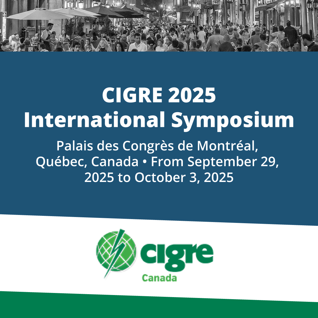 Meet us at CIGRE 2025
 
Booth #12: bit.ly/4msI0eQ
 
Discover Touchless™ Monitoring for safer, smarter power infrastructure.
 
#SystemsWithIntelligence #SWI #CIGREmontreal2025